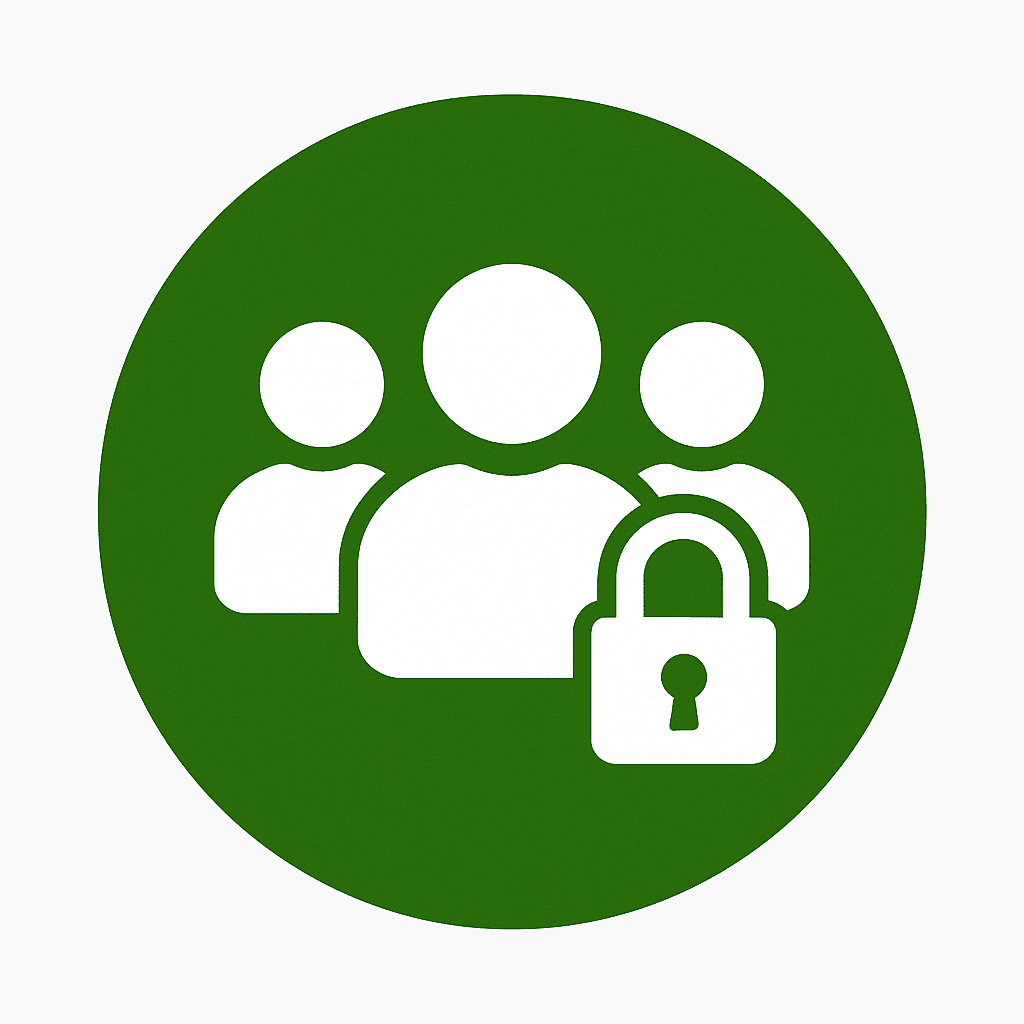 Accès au groupe privé