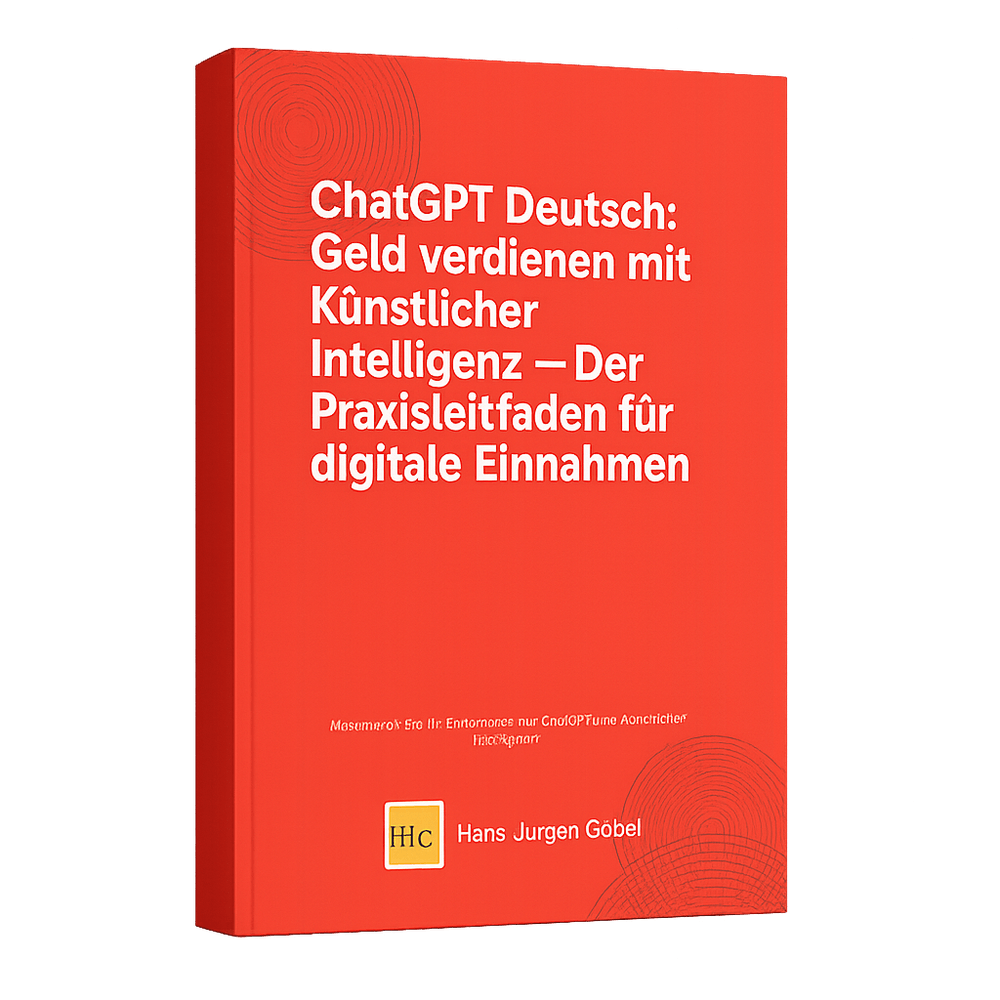 ChatGPT Deutsch: Geld verdienen mit Künstlicher Intelligenz [ID. EBD-014]