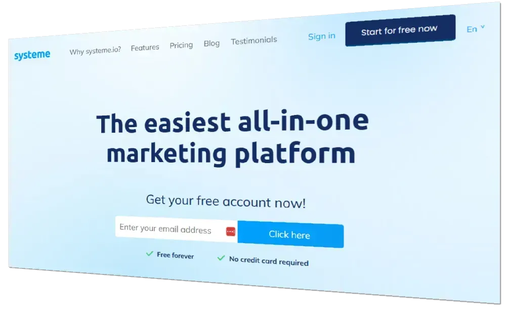 All In One Marketing Platform and Builder