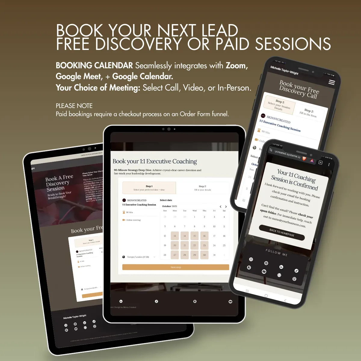 Foundation System: 22 Page Website and Automated Funnel Kit for Coaches