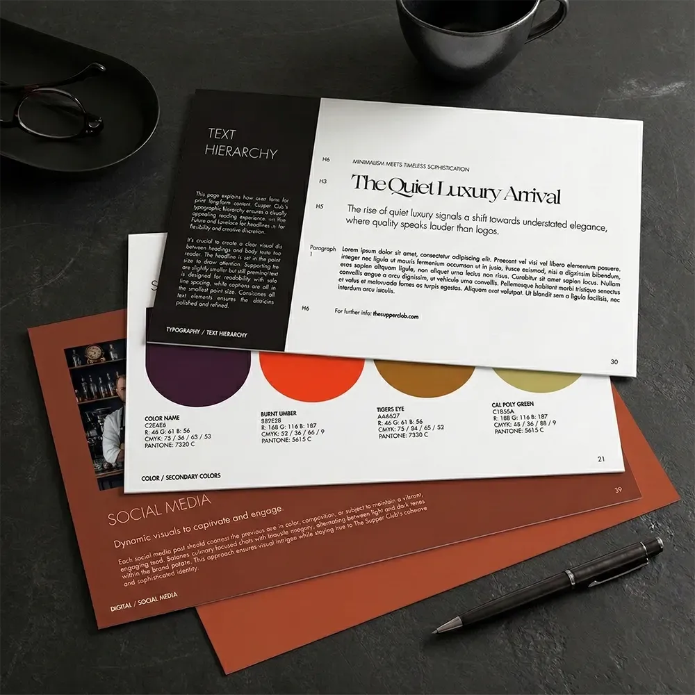 Luxury Brand Identity Canva Template