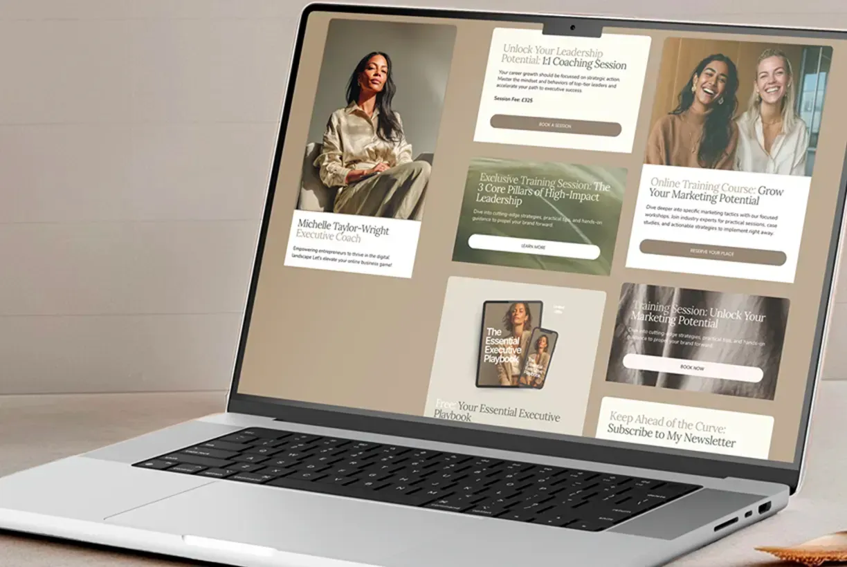 Foundation System: 22 Page Website and Automated Funnel Kit for Coaches link page