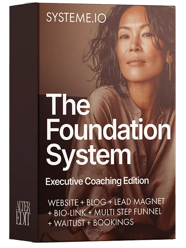 Foundation System: 22 Page Website and Automated Funnel Kit for Coaches
