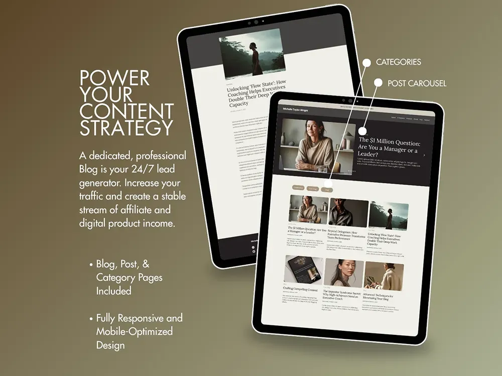 Foundation System: 22 Page Website and Automated Funnel Kit for Coaches