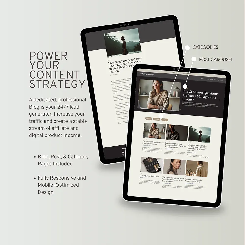 Foundation System: 22 Page Website and Automated Funnel Kit for Coaches