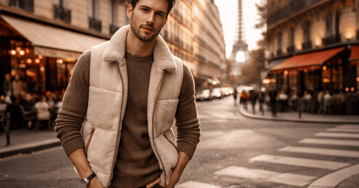 comment porter gilet mouton sans manche