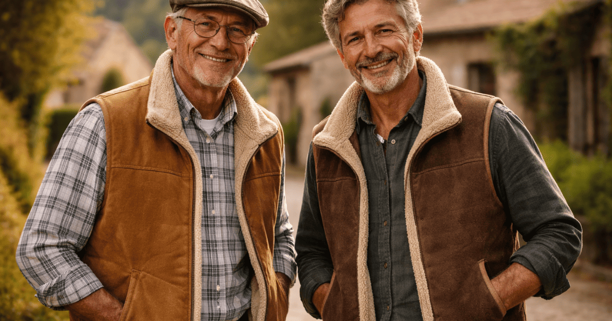 gilet effet mouton sans manche