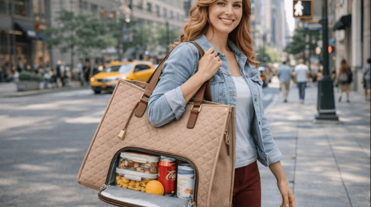 sac femme avec compartiment isotherme