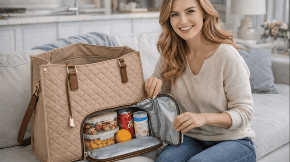 sac a main avec rangement isotherme