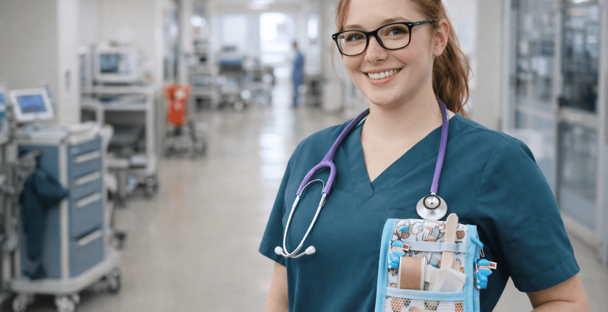 pochette aide soignante amazon