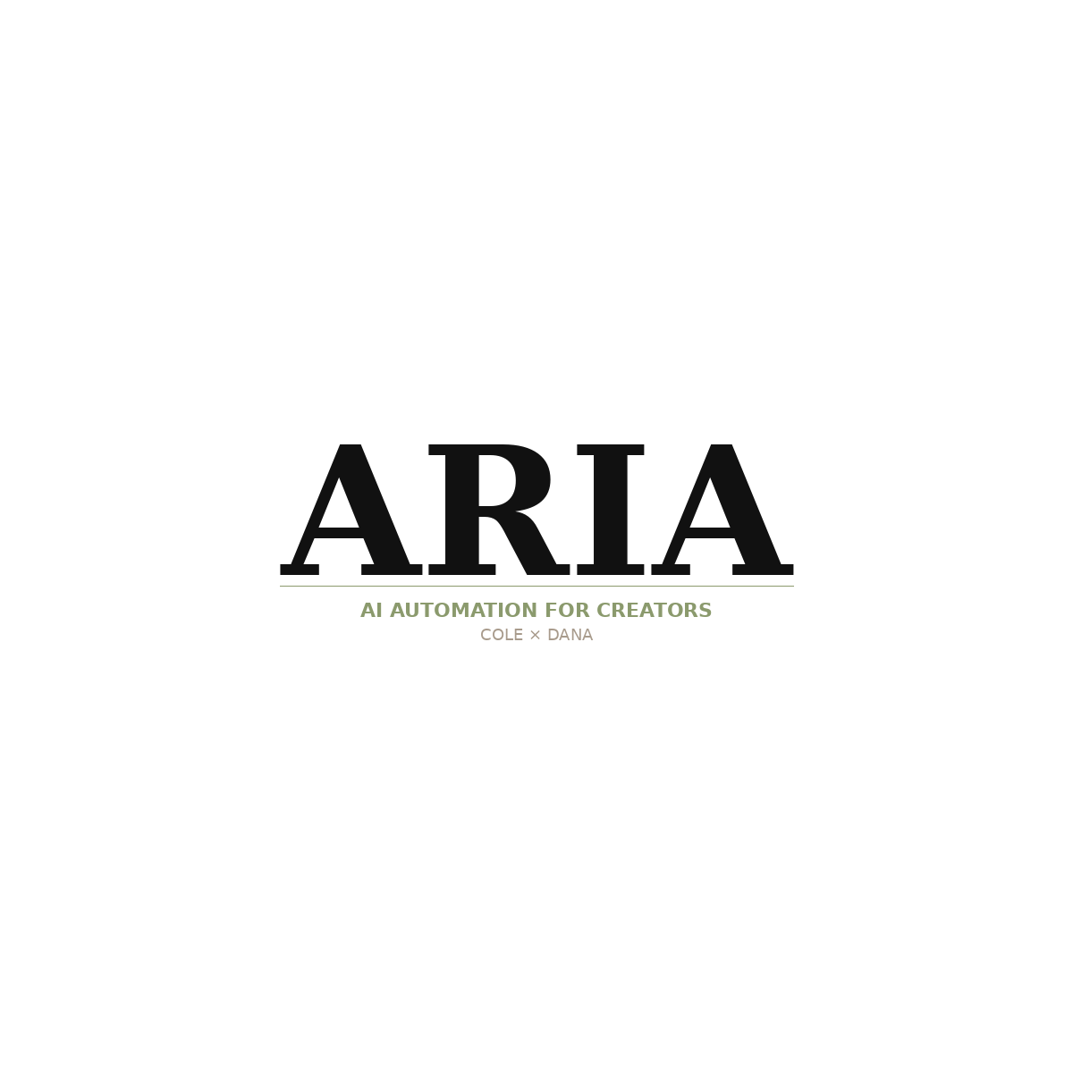 ARIA - AI Automation for Creators