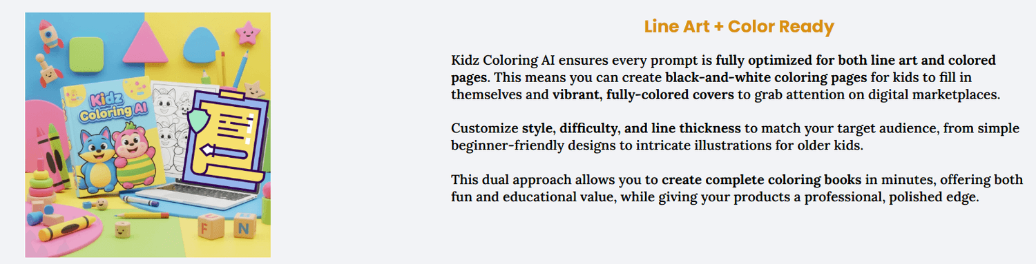 kidz coloring ai features 4