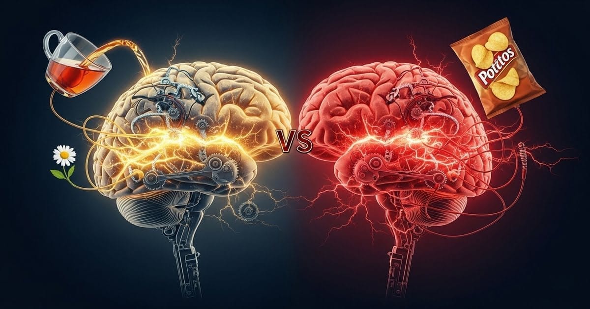 A powerful conceptual image of a human brain