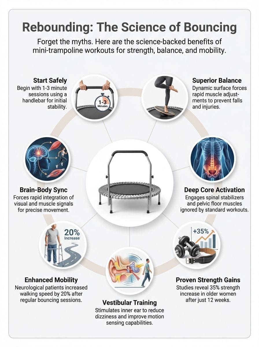 Infographic image of Rebounding and The Science