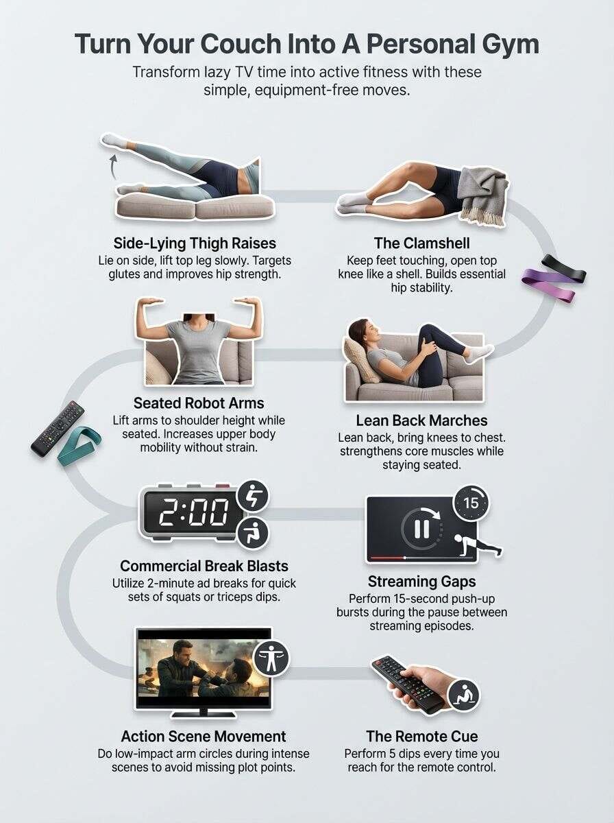 Infographic of: How To Use Your Couch For More Than Sitting