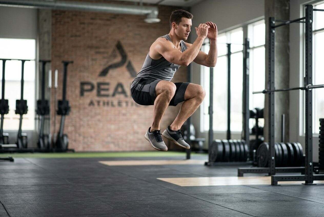 A nab doing squat jumps