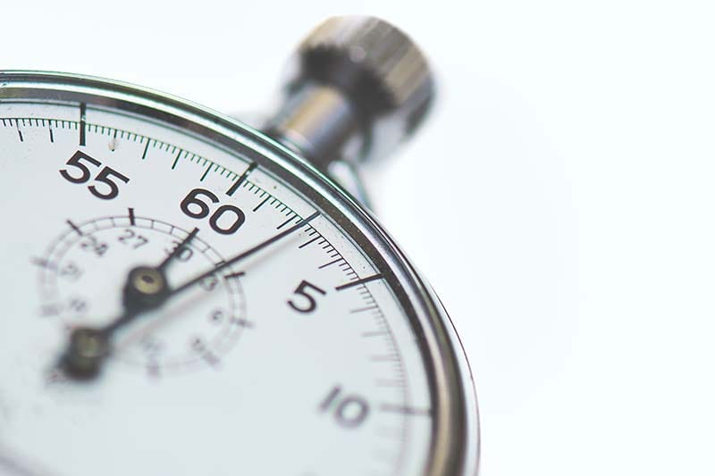 An image of a stopwatch representing a time challenge.