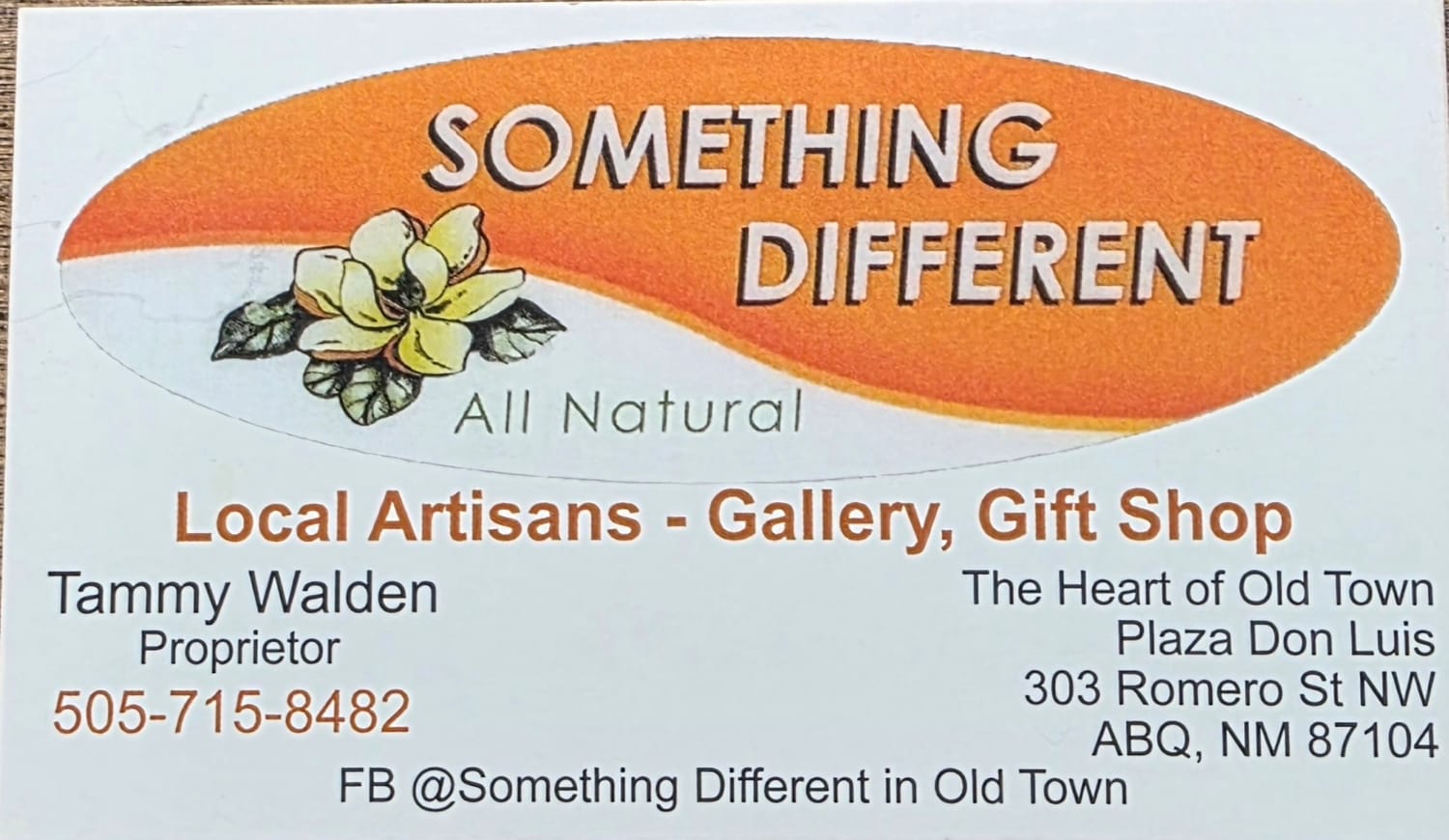 Something Different in Old Town