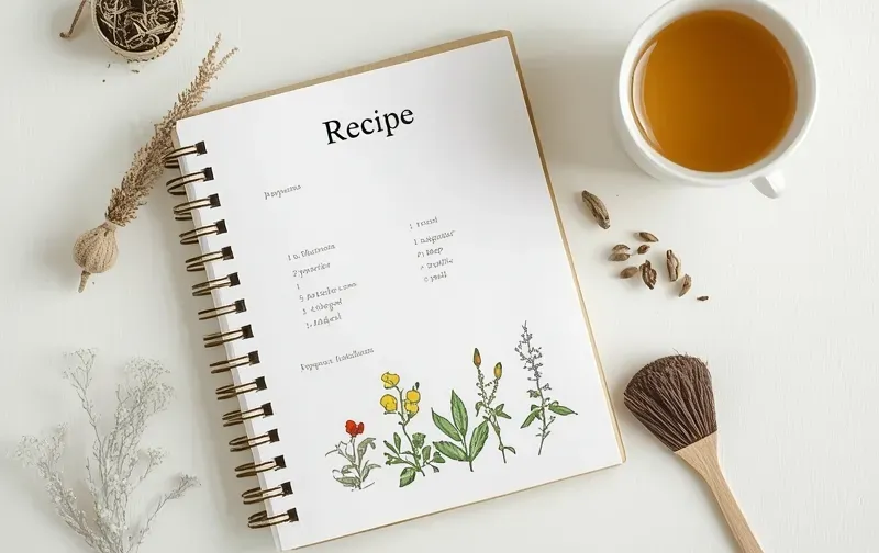 Carnet de cours et de recettes aux plantes