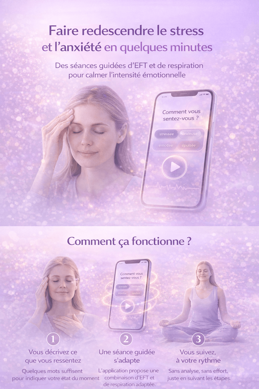 exercice de respiration guidée pour réduire le stress