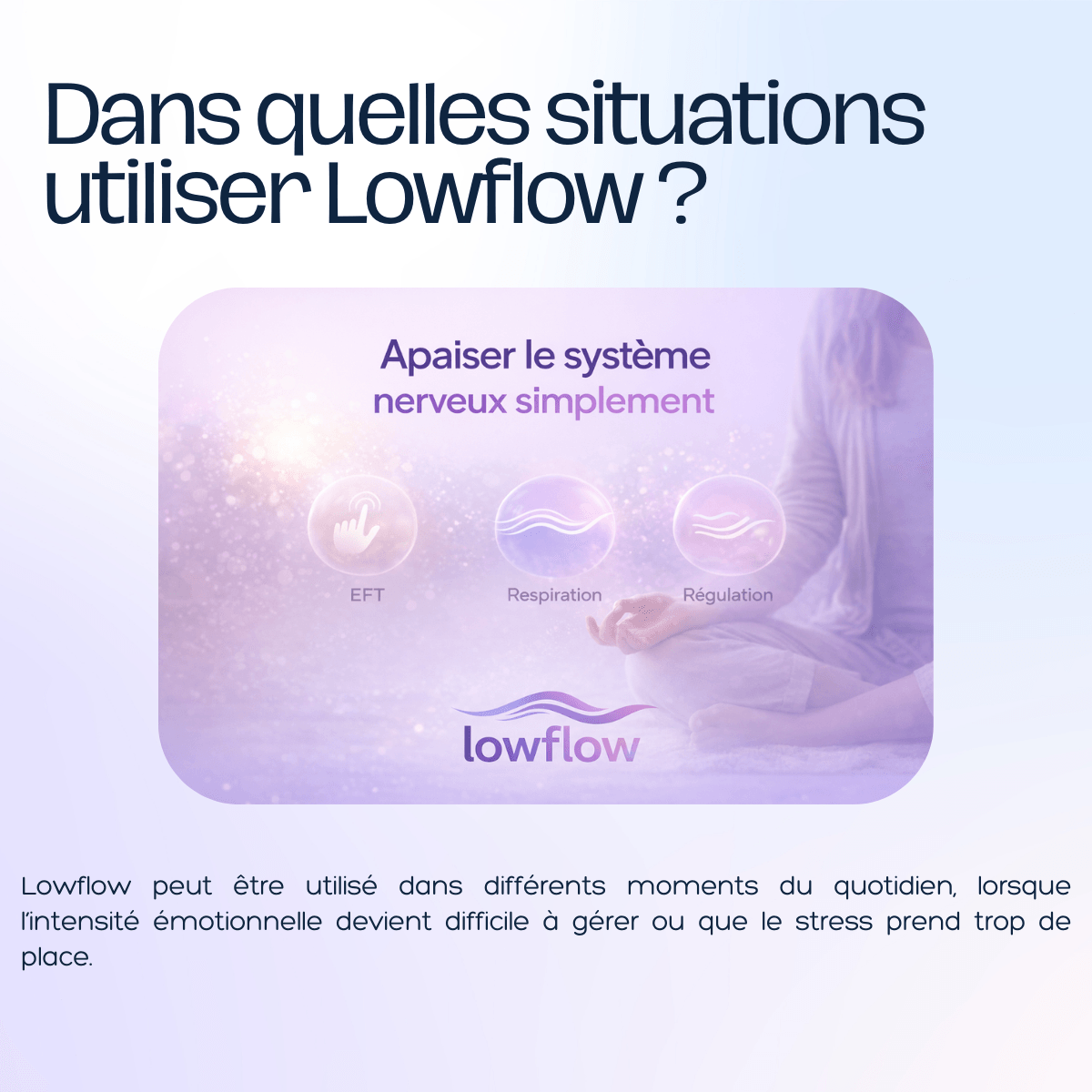 Apaiser le système nerveux simplement