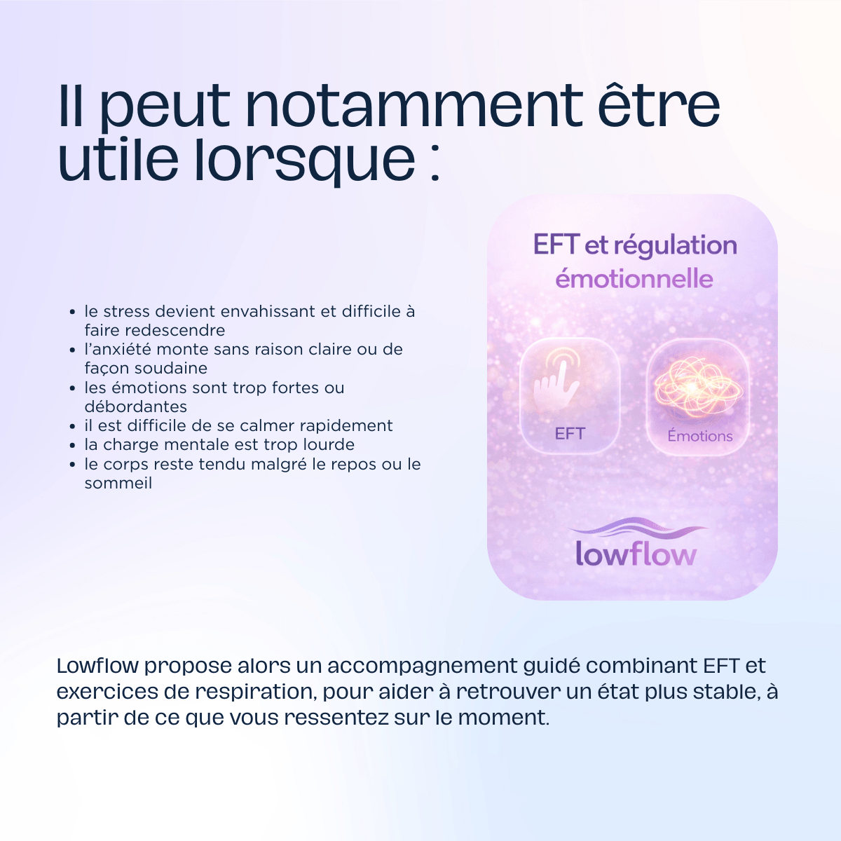 Eft et régulation émotionnelle