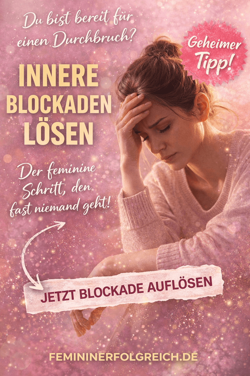 Innere Blockaden lösen und endlich mutig handeln. Entdecke den einen Schritt, den kaum jemand geht aber alles verändert. 