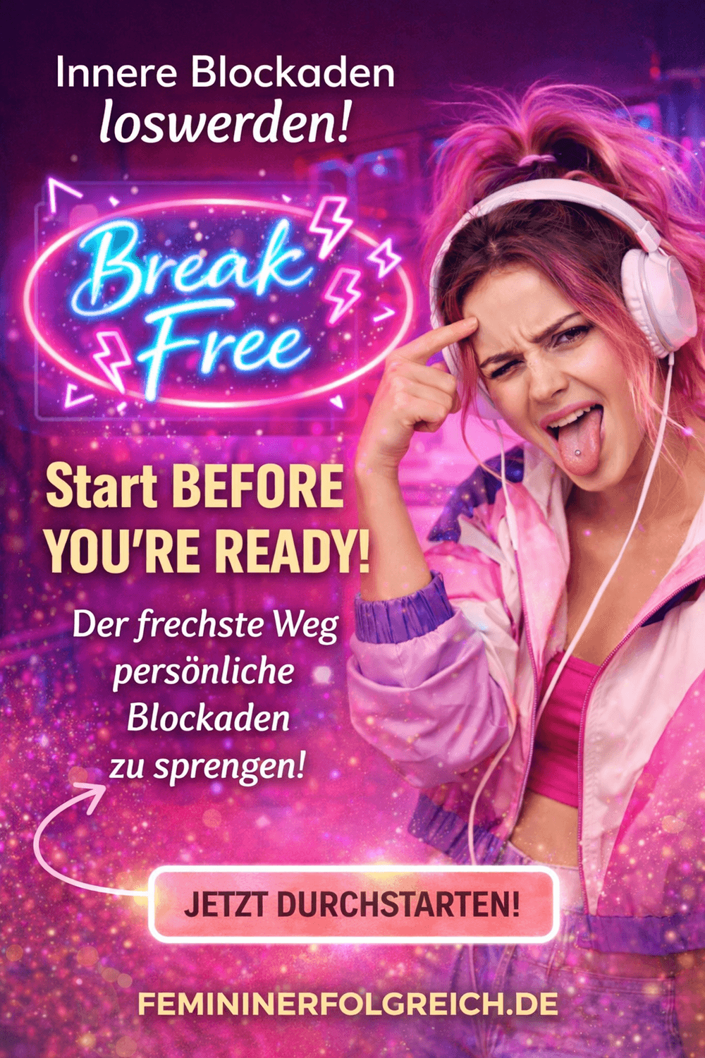 Innere Blockaden lösen und endlich mutig handeln. Entdecke den einen Schritt, den kaum jemand geht aber alles verändert. 