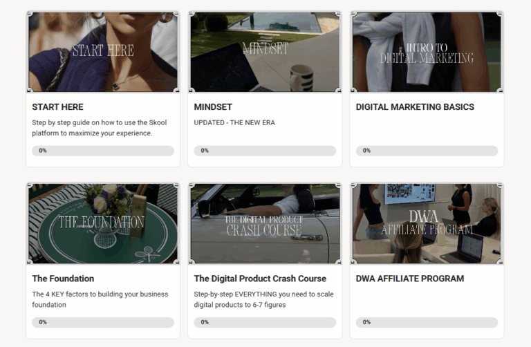 Digital Wealth Academy Erfahrungen: All-in-One System, unfair einfach. Erfahre, wie du dir Schritt für Schritt dein smartes Online-Business aufbaust.
