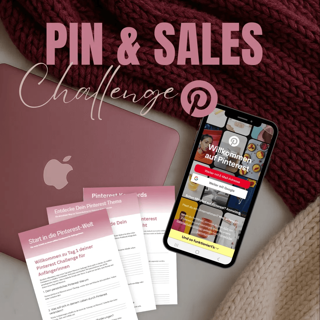 PIN & SALES Challenge - Deine 7 Tage Challenge Pinterest für Anfänger