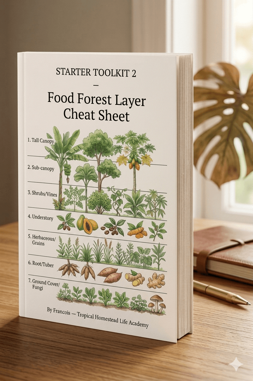 Starter Toolkit 2 - Food Forest Layer Cheat Sheet