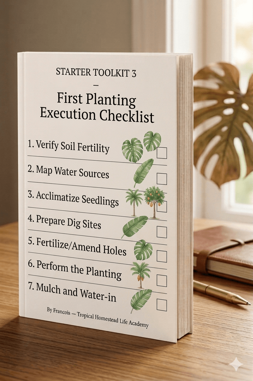 Starter Toolkit 3 - First Planting Execution Checklist