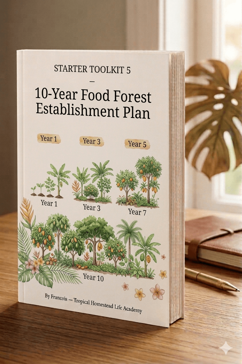 Starter Toolkit 5 - 10-Year Tropical Food Forest Establishment Plan