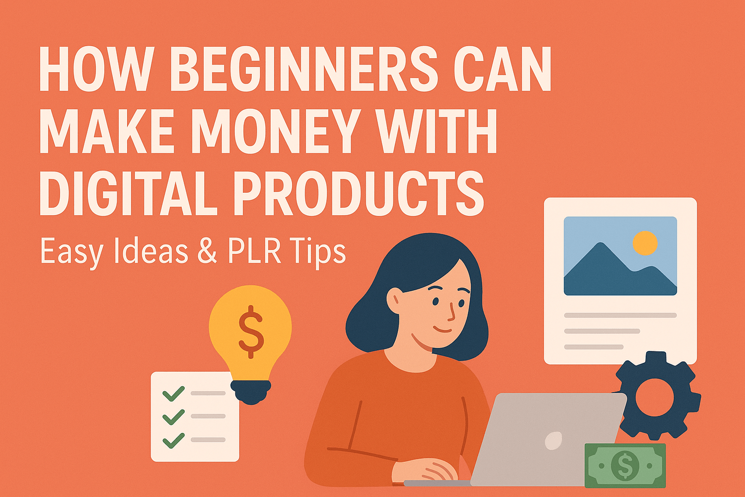 How to Make Money with Digital Products as a Beginner: Easy Ideas & PLR ...