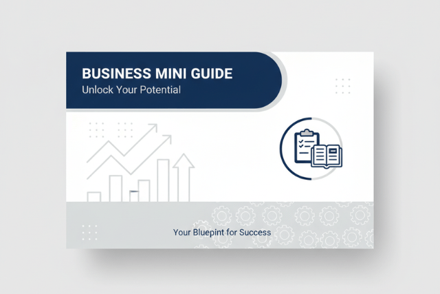 mini guides or workbooks