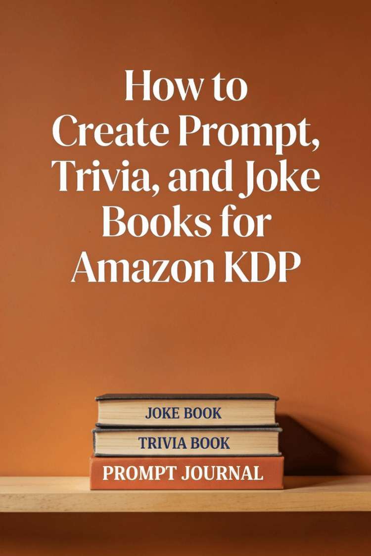 how to create prompt, trivia, and joke books for amazon kdp