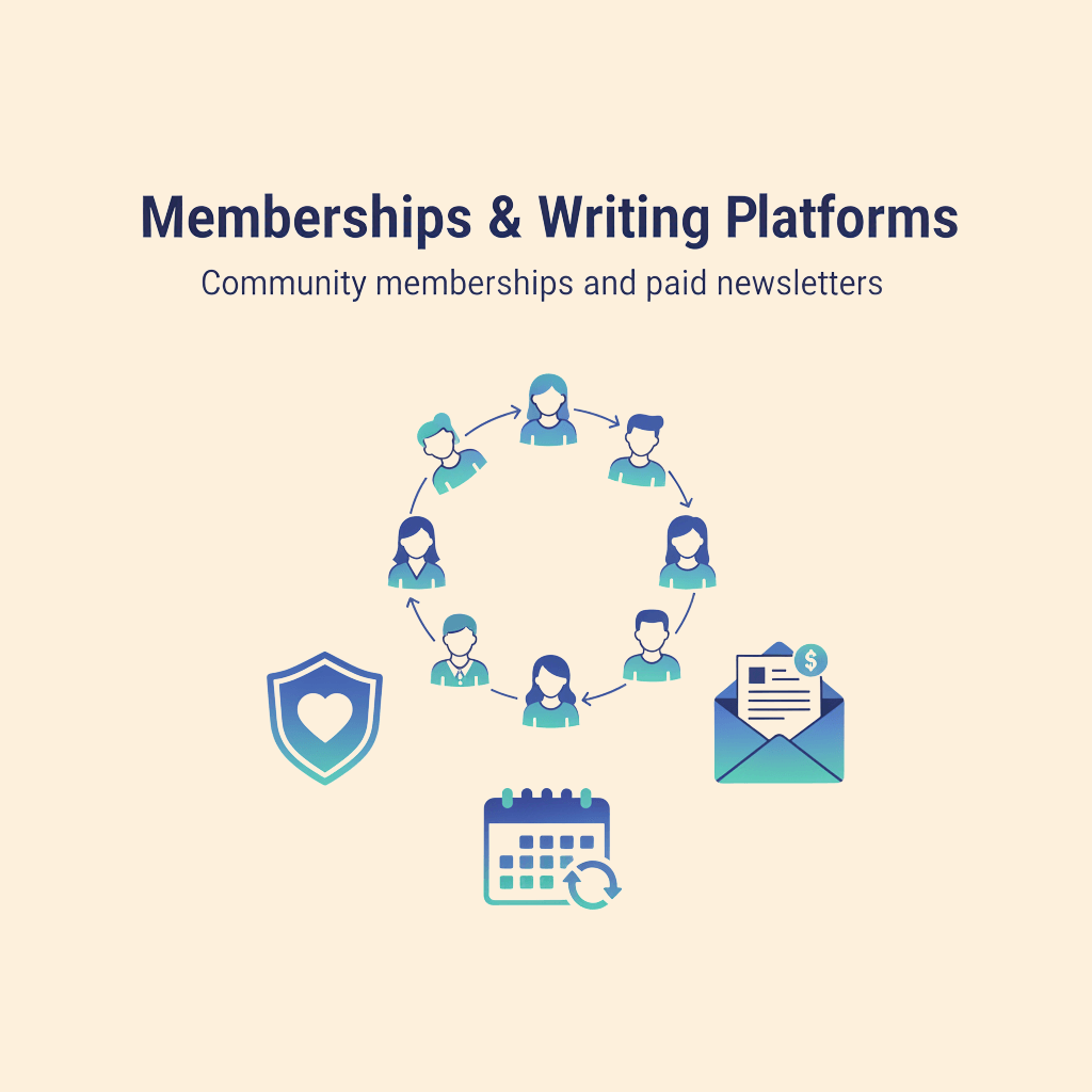 memberships and writing platforms