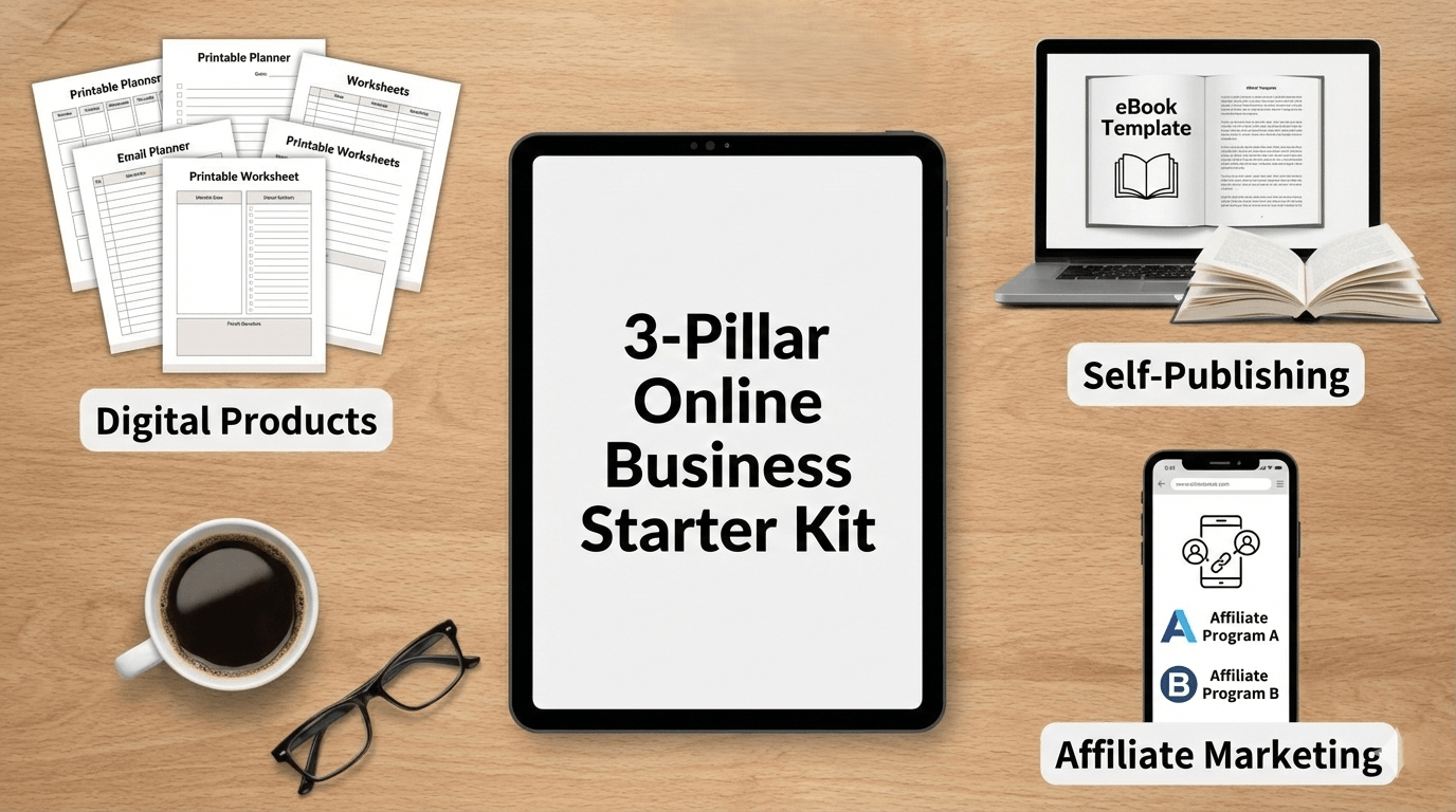 3-pillar online business starter kit