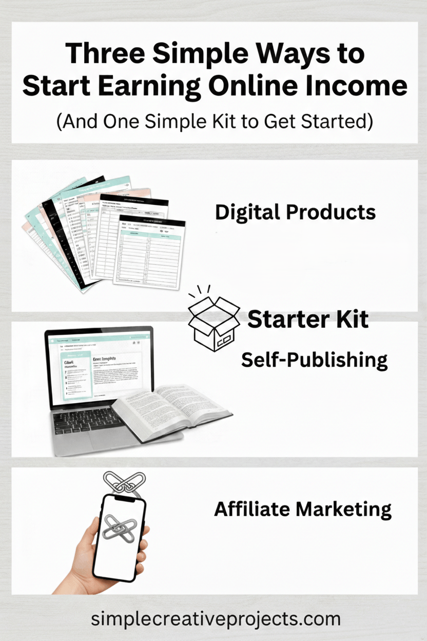 three simple ways to start earning online income