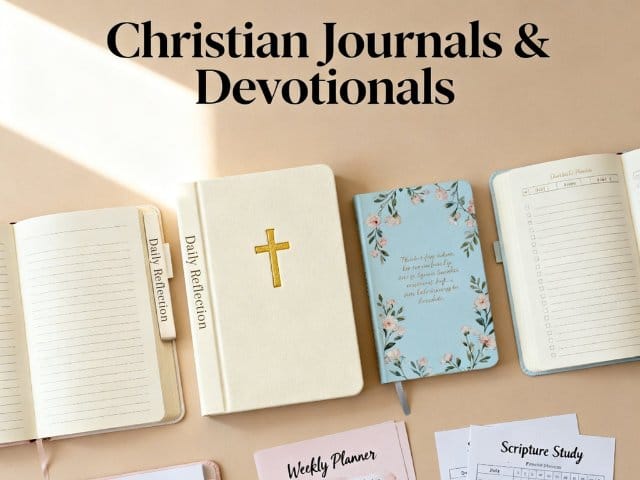 journals, planners, and devotionals