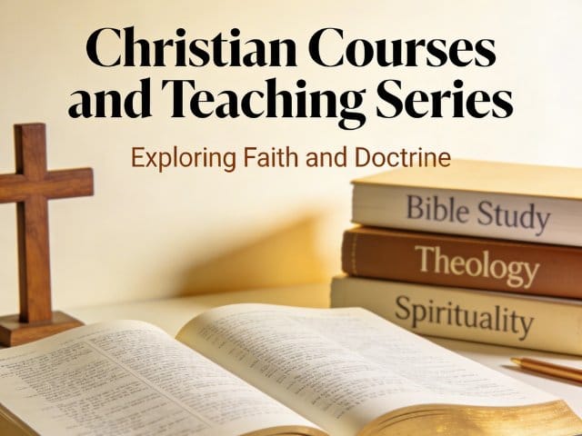 christian courses and teaching series
