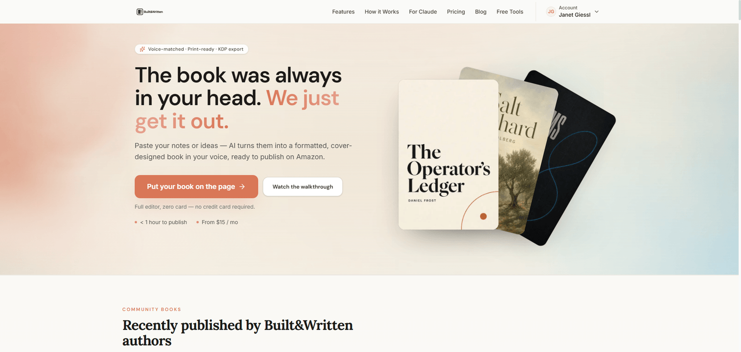built and written