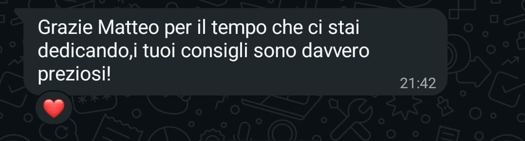 Testimonianza WhatsApp
