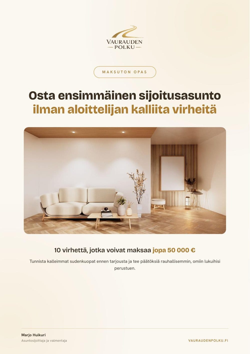 Vältä 10 kallista virhettä -opas
