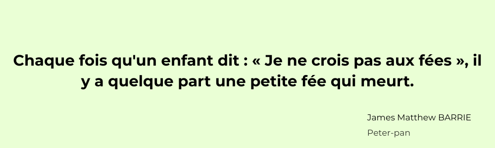 citation peter pan James matthew barrie