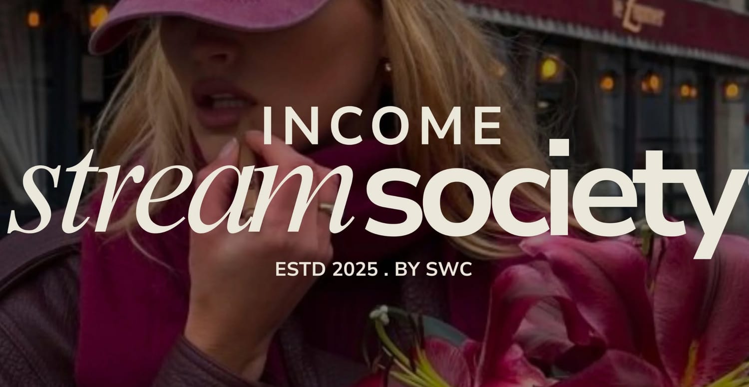 Income Stream Society Cover
