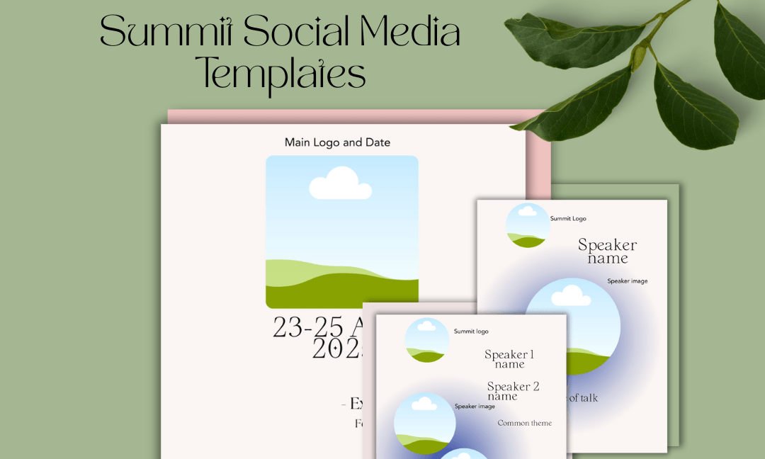 Get your hands on Summit Social Media Tempaltes now!