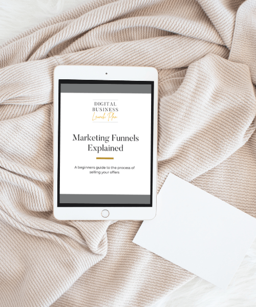 Marketing funnels for launching an online business visual