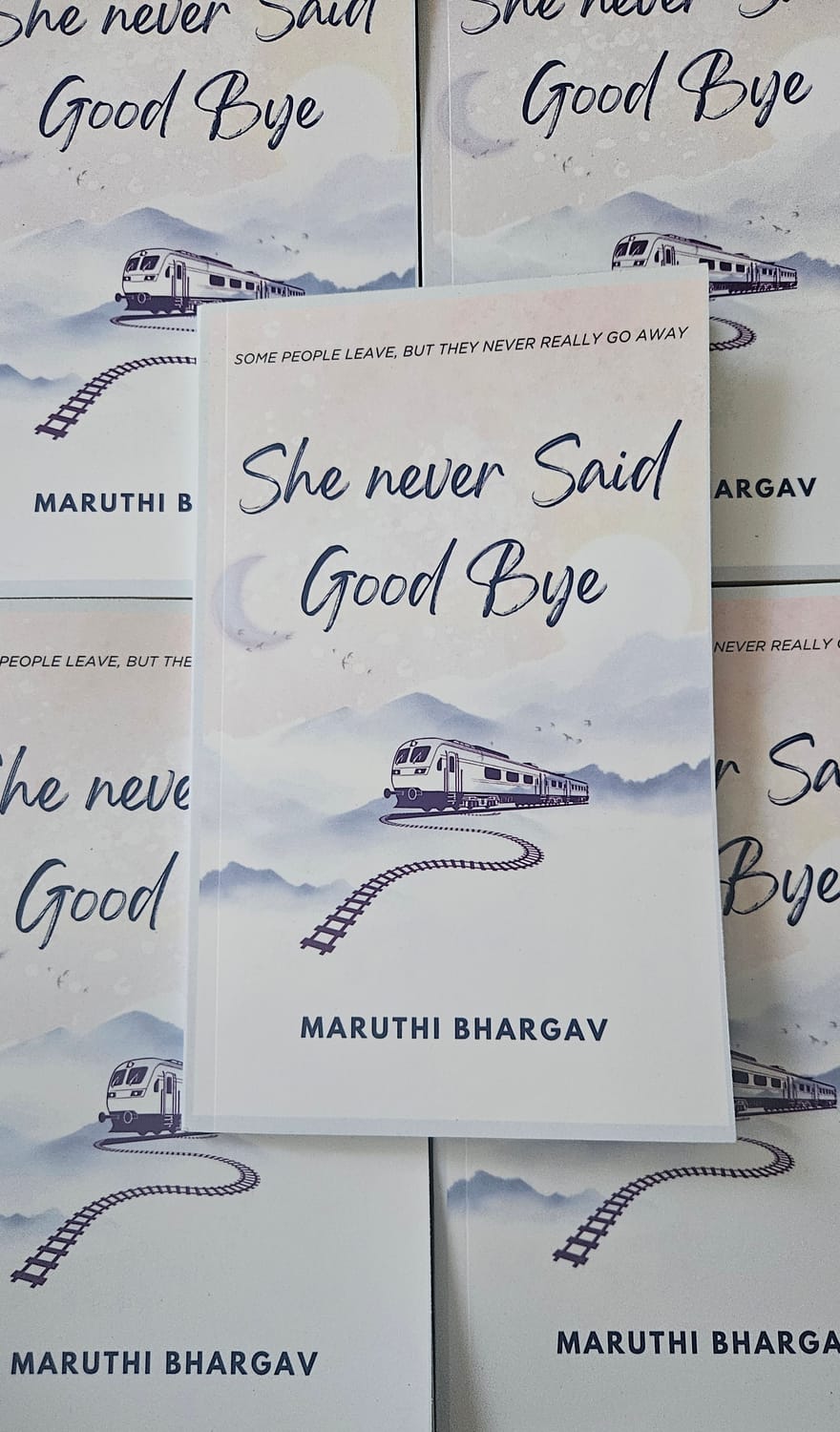 Maruthi Bhargav first Book She never said Good Bye