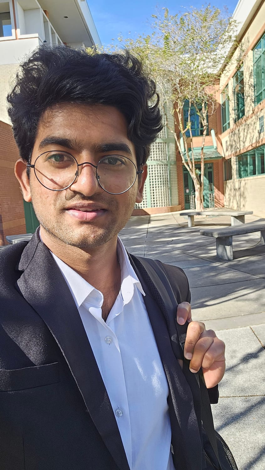 Maruthi Bhargav at University Of South Florida and Maruthi Bhargav reflecting on values like honesty, hard work, and gratitude